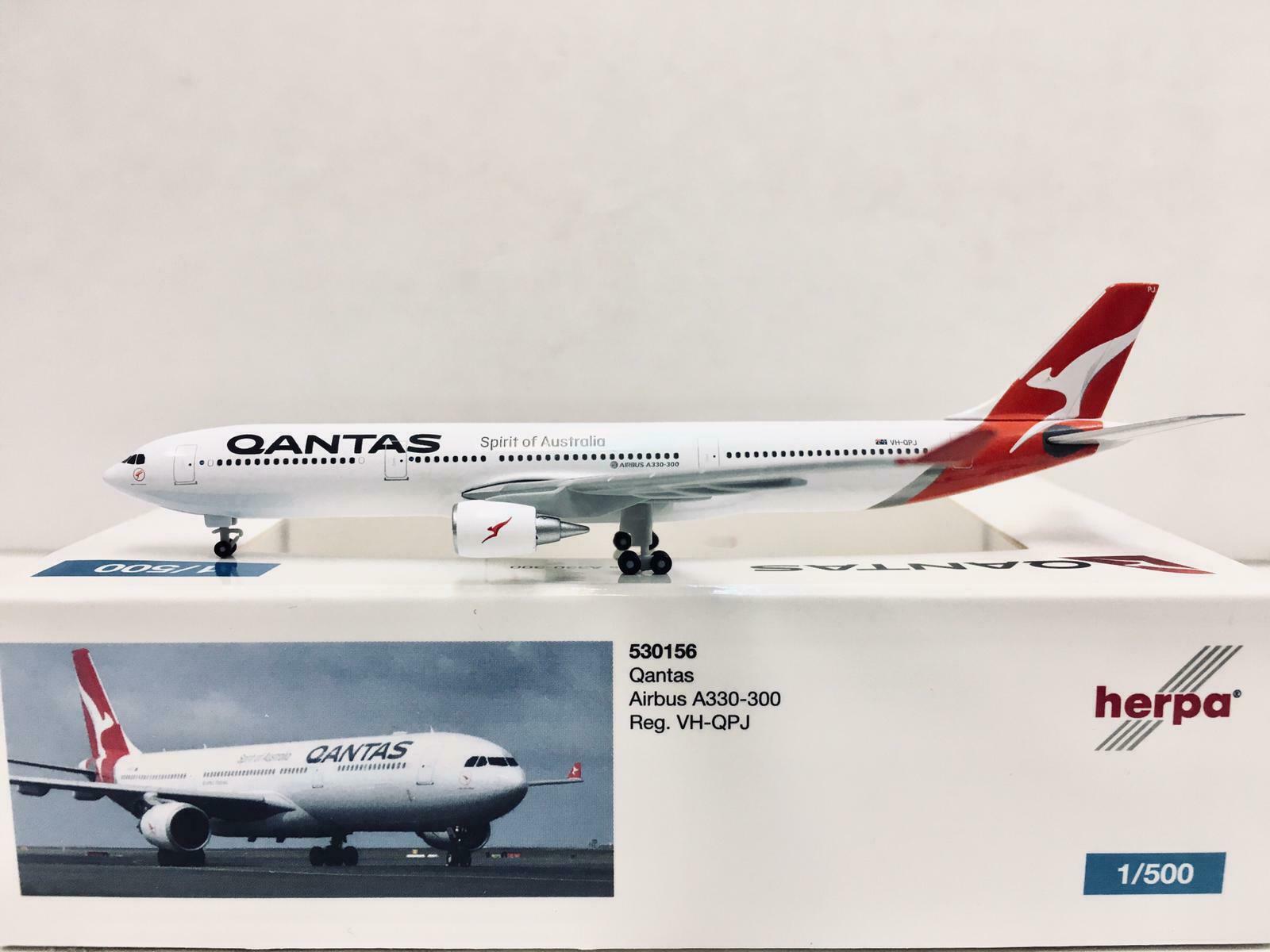 HERPA 1/500 QANTAS AIRBUS A330-300 VH-QPJ 