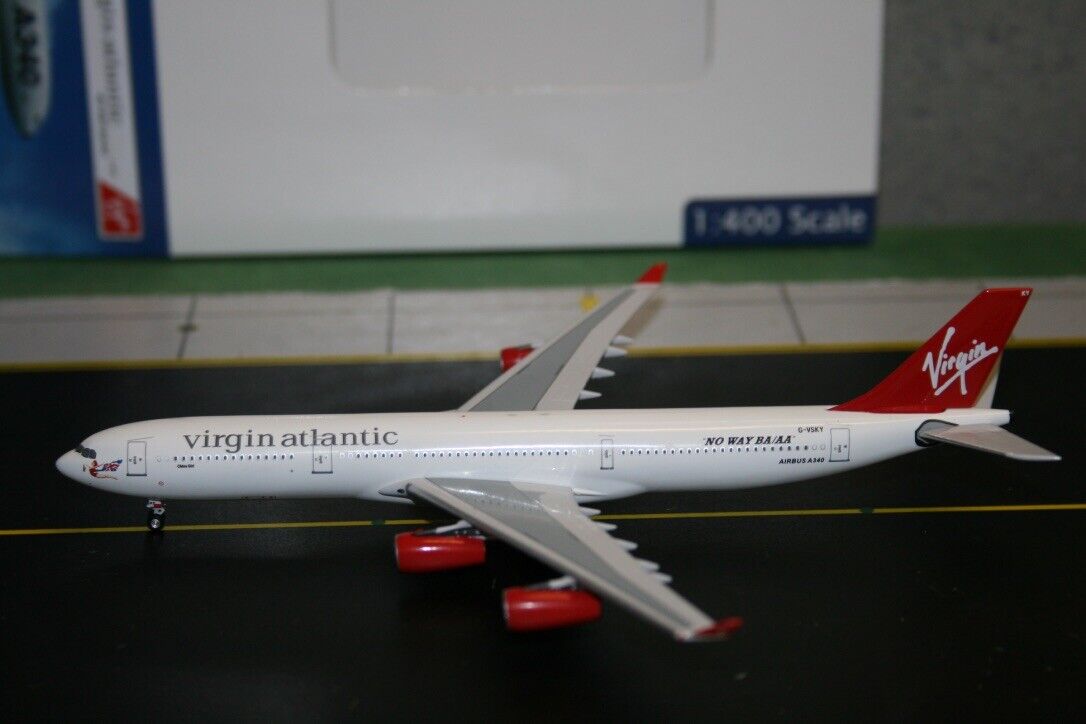 Aeroclassics 1/400 Virgin Atlantic Airbus A340-300 G-VSKY “China Girl ...